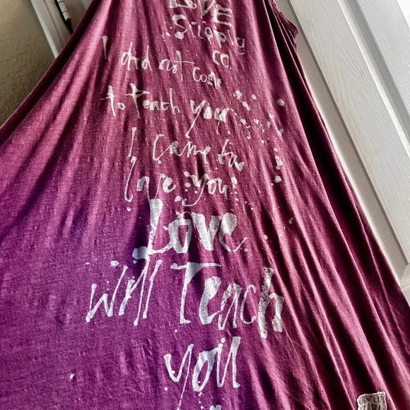 Magnolia Pearl Rich Purple Graphic Tank - Picture 5 of 7